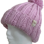 Soft Pink Deluxe Ribbed Beanie - Image 2