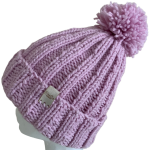 Soft Pink Deluxe Ribbed Beanie - Image 5