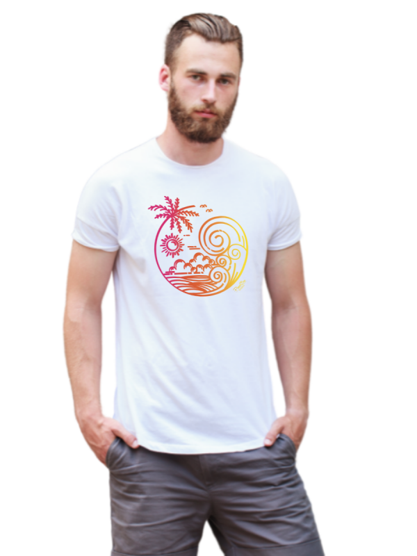 Men's Graphic T-Shirt - BEACH DAZE - Image 3