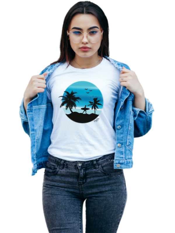 Women's Graphic T-Shirt - COSTA DEL RAY - Image 2
