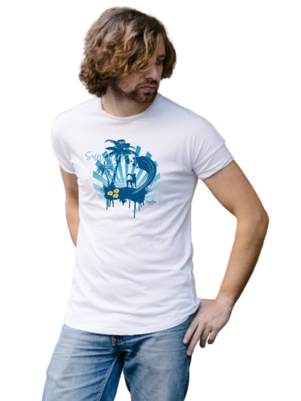 Men's Graphic T-Shirt - SEASHORE SENSATIONS - Image 2