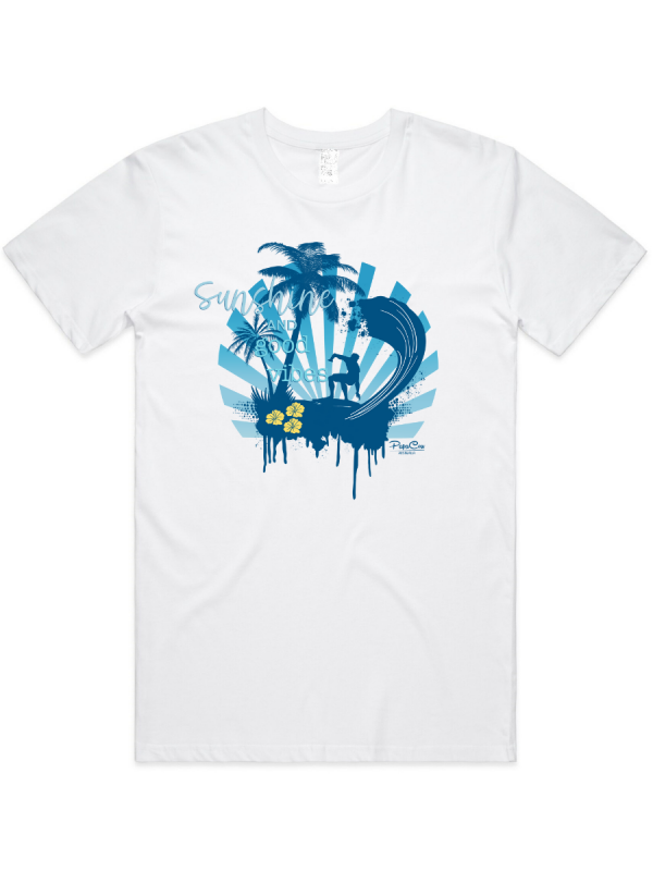 Men's Graphic T-Shirt - SEASHORE SENSATIONS