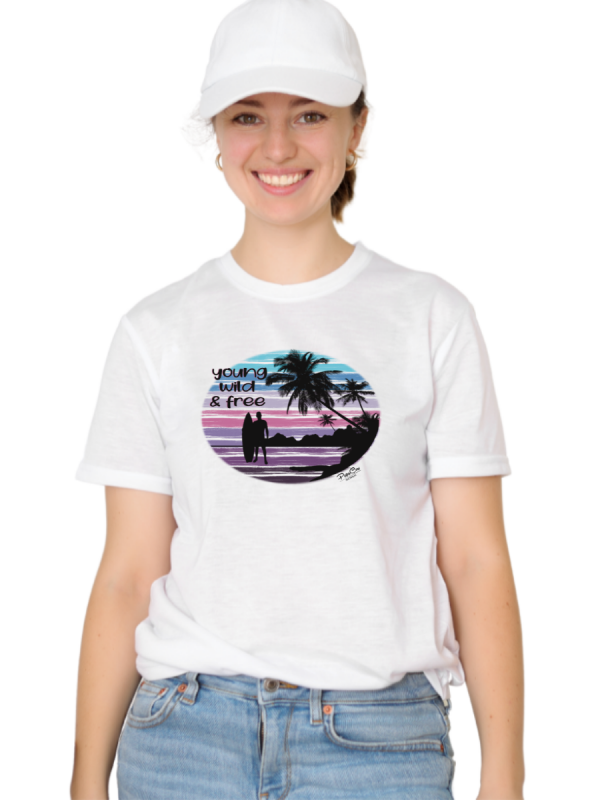 Women's Graphic T-Shirt - PINK PARADISE