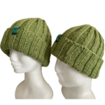 Double Deluxe Celadon Beanie - Image 2