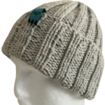 Double Deluxe Smoke Melange Beanie - Image 2