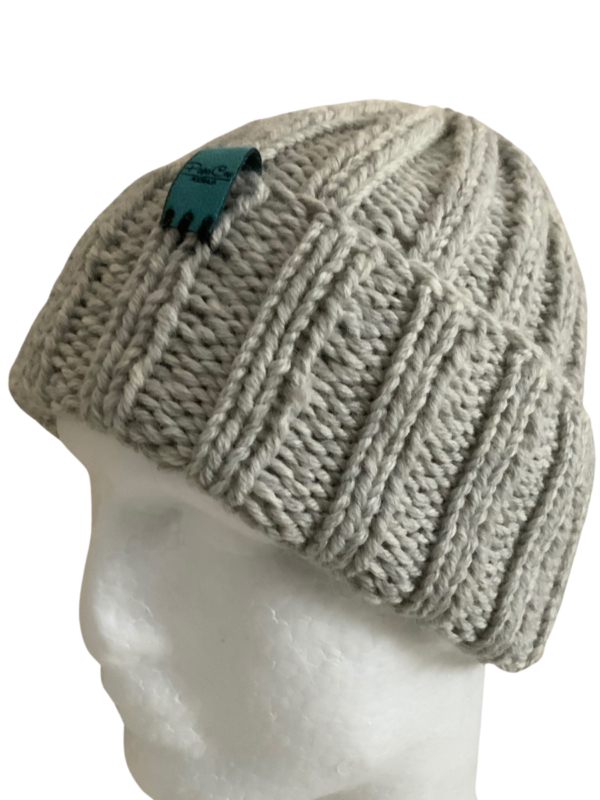 Double Deluxe Smoke Melange Beanie - Image 2