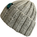 Double Deluxe Smoke Melange Beanie - Image 3
